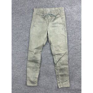 Bevy Flog Shely Pants Womens 25 Snake Print Drawstring Waist Tapered Drawstring